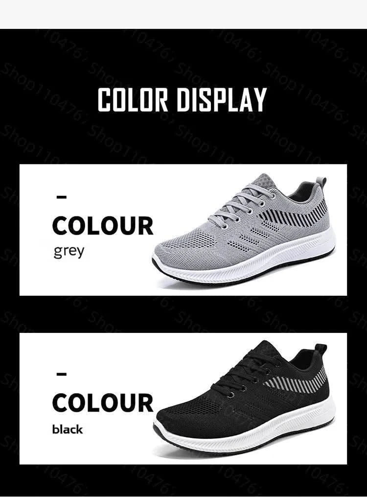 Men's spring wear-resistant trendy and versatile new soft sole comfortable running casual shoes sports shoes men's casual shoes - M & M Global