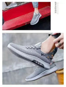 Net shoes a slip-on men's sports shoes net shoes breathable lazy shoes light soft sole casual shoes men's shoes 2024new - M & M Global