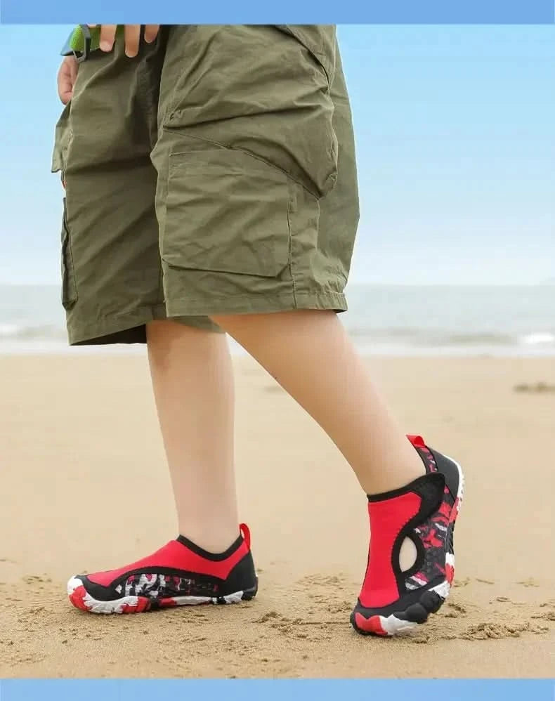 Swimming Beach Sneakers Children Diving Surfing Boating Wading Sports Shoes Kids Aqua Barefoot Water Shoes Quick-Dry Boys Girls - M & M Global