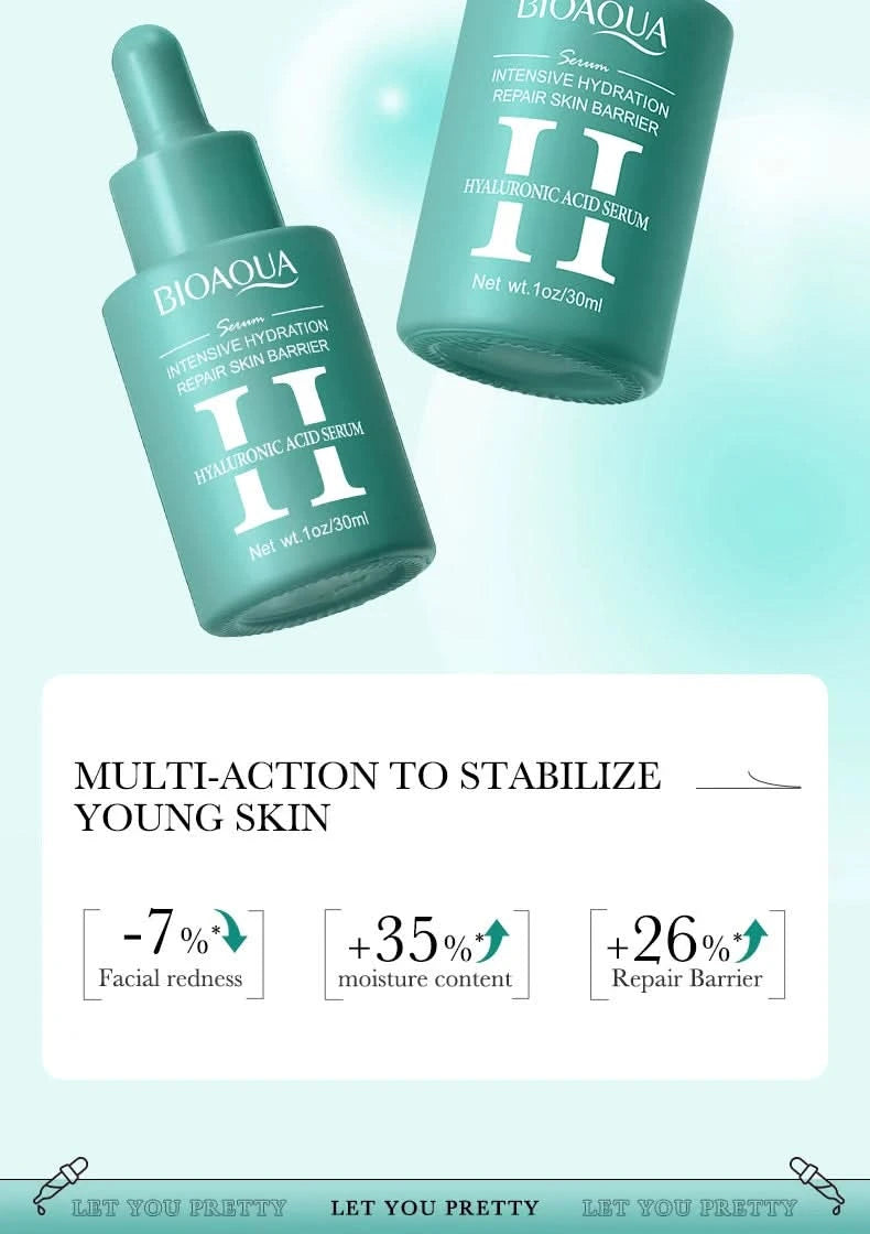 BIOAQUA Vitamin C Retinol Hyaluronic Acid Serum Moisturizing Brightening Hydrating Firming Facial Essence Beauty Face Skin Care - M & M Global