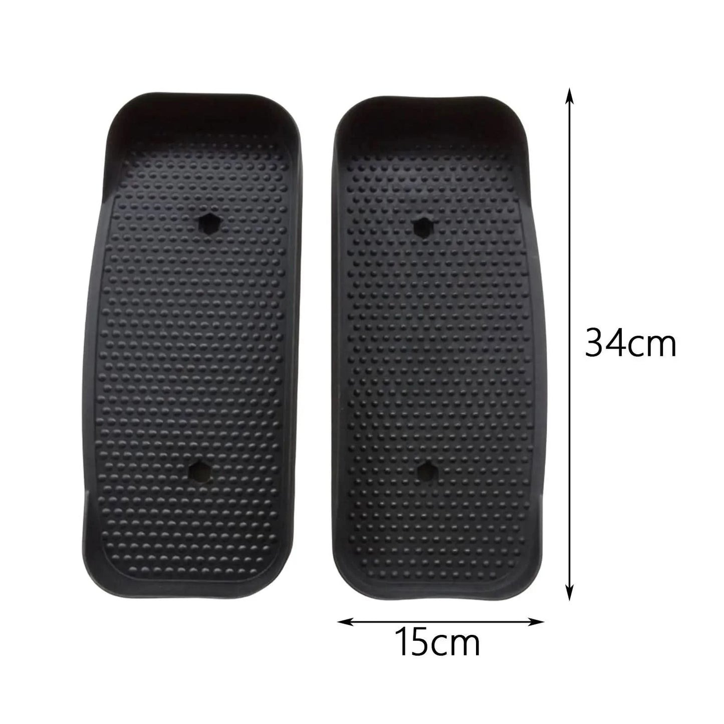 Elliptical Trainer Foot Pedals Lightweight Fitness Equipment Replacement Gear Easy to Install Non Slip Gym Pedal Accessories - M & M Global