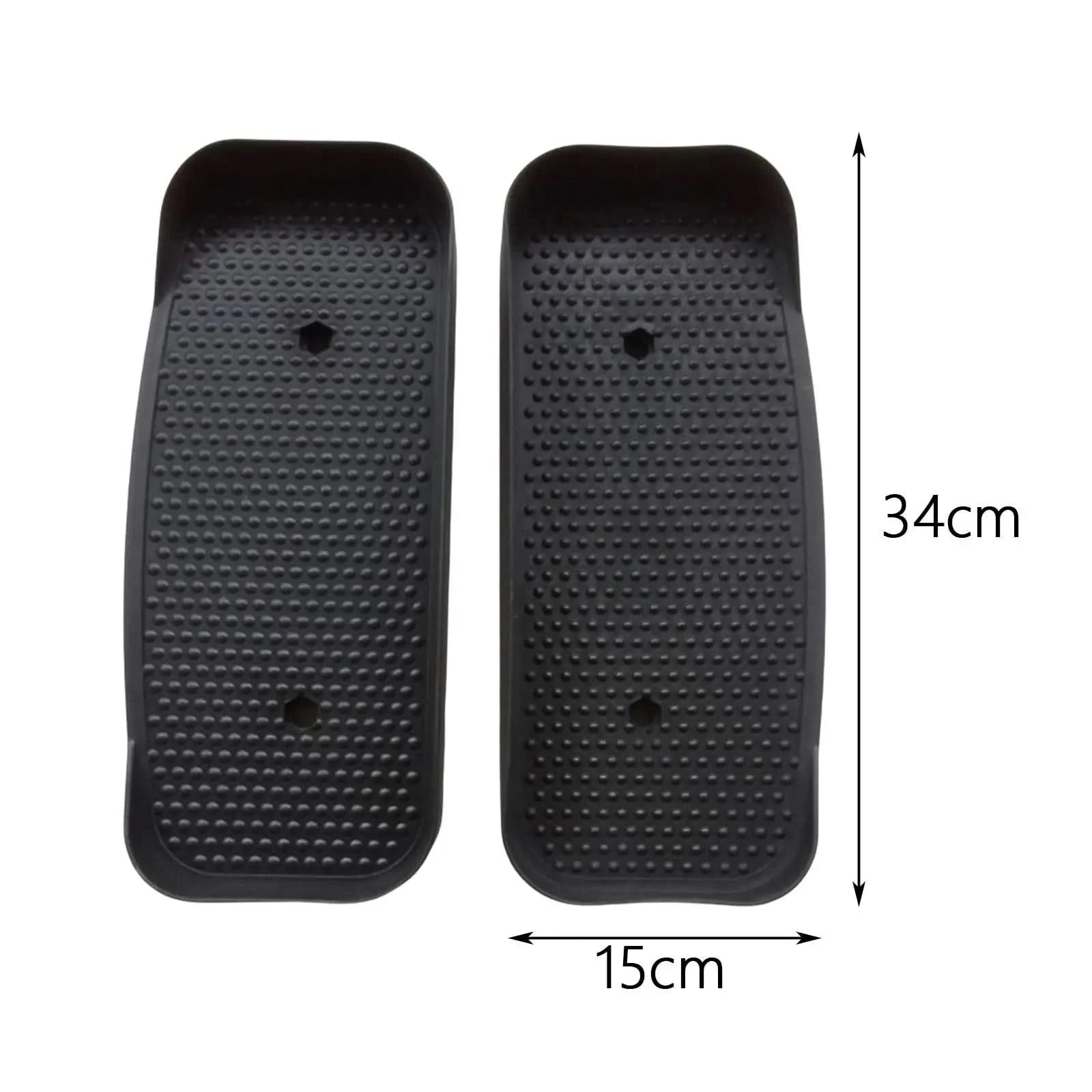 Elliptical Trainer Foot Pedals Lightweight Fitness Equipment Replacement Gear Easy to Install Non Slip Gym Pedal Accessories - M & M Global