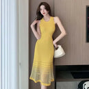 Dresses for Women Black SMidi Woman Dress Party Evening Night Club Prom Casual Youth G Fashion Summer 2024 Retro Sensual Sexy X - M & M Global