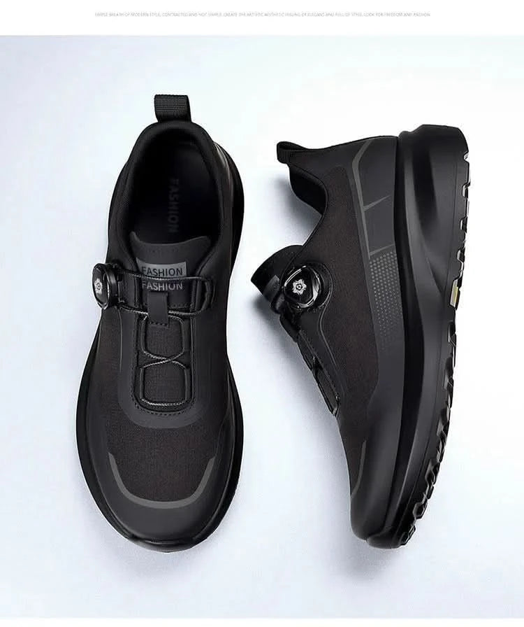 Fashion Casual Men's Shoes Designer Rotating Buckle Men Sneakers Thick-Soled Comfortable Outdoor Walking Shoes Zapatillas Hombre - M & M Global