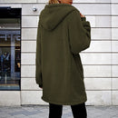 Plus Size2025 Bestselling Large Size Lamb Fur Hooded Jacket Popular Trendy Outerwear with Hat for Extra Warmth And Style