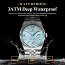 POEDAGAR High Quality Original Men Clock Waterproof Luminous Date Luxury Man Watch Stainless Steel Quartz Men's Watches Male+Box