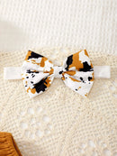 Baby Girl Summer Two-Piece Set Cute Casual one Shoulder Buckle Bow Short Skirt Set Headband Two-Piece Set - M & M Global