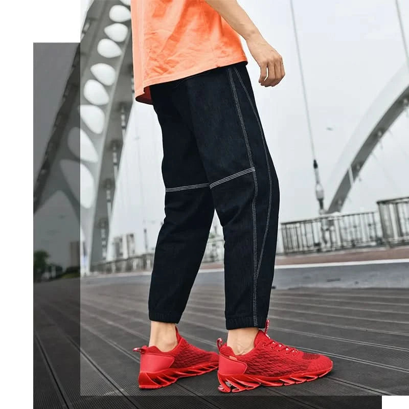 Fashion Men's Sneakers White Platform Basketball Shoes For Men High Quality White Sport Walking Sneakers Men's Trainer Women New - M & M Global