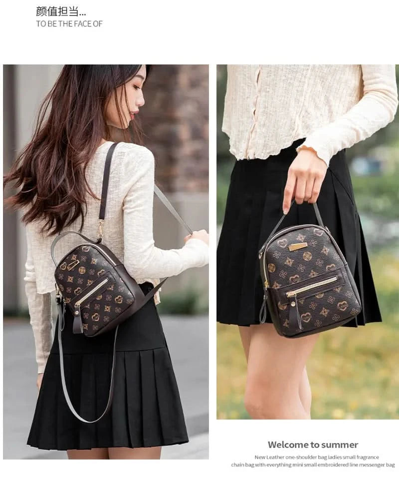Fashionable Backpack Women's Bag Fresh Sweet Student School Bag Backpack - M & M Global
