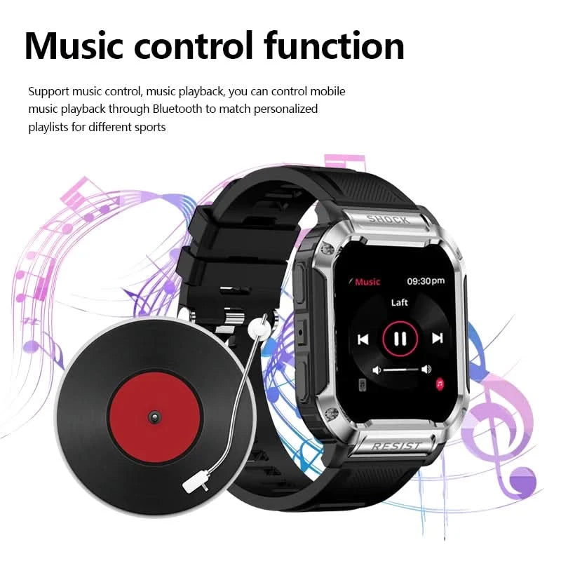 Smart watch, wireless calling /dial, multi -Sport mode, calling reminder and rejection, SMS reminder, for iPhone/Andriod