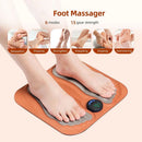 Smart 3D Foot Massage Pad Feet Massager Improve Blood Circulation Foot Massager Relax Muscles Slim Legs Rechargeable Foot Pad - M & M Global