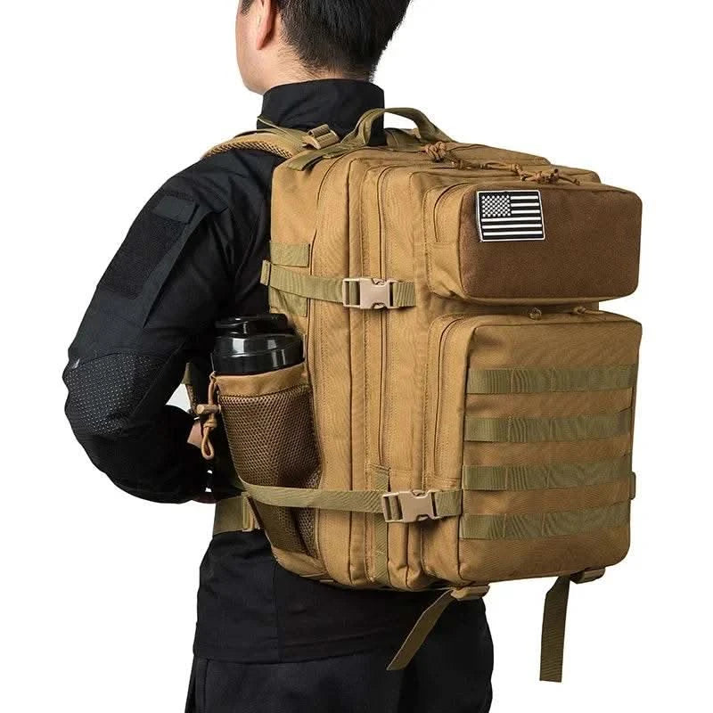 45L Tactical Backpack survival Hiking Backpacks Outdoor bags for women camping equipment back pack Witch Bottle Holder Rucksack - M & M Global