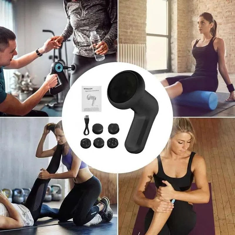 Cordless Cellulite Massager Handheld Portable Electric Massage Stick Neck Waist Shoulder Kneading Body Sculpting Equipment - M & M Global