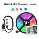 Led Lights For Bedroom Bluetooth Wifi App Remote Control Rgb Led Light Strip 5050 Rgb Usb 5V Led Tape Tv Backlight Room Lighting