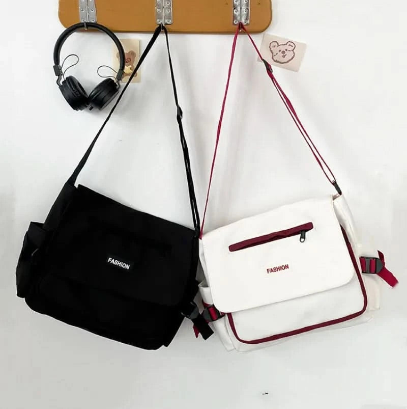 Women's Bag Korean Style Female Messenger Bags College Large Capacity Versatile Shoulder Bag Student School Bags Bolsos Sac - M & M Global