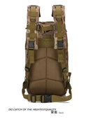 Men's Classic Tactical Backpack Travel Sports Camouflage Bag Outdoor Climbing Hunting Backpack Fishing Hiking Nylon 3P Pack Bag - M & M Global