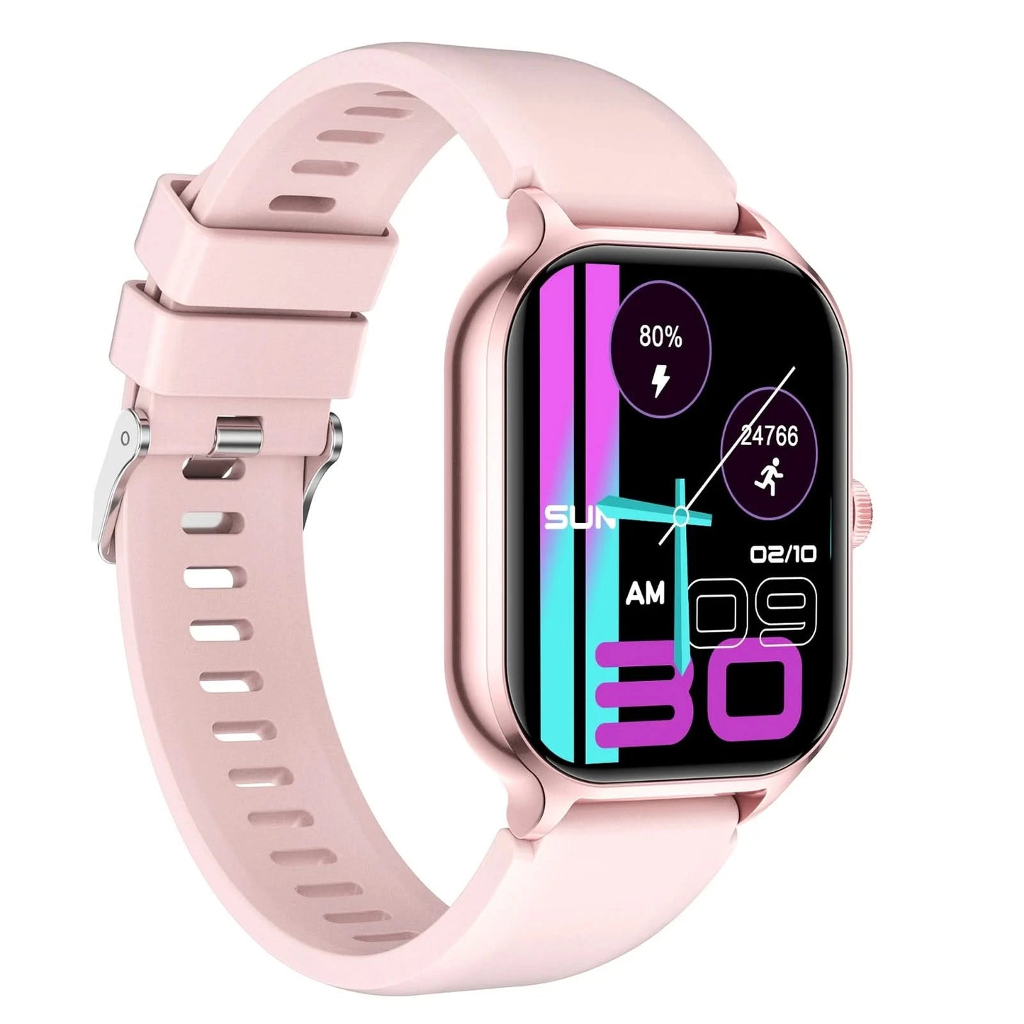 Multifunctional smart watch, wireless call/dial, message reminder, multiple sports modes, suitable for men and women, compatible