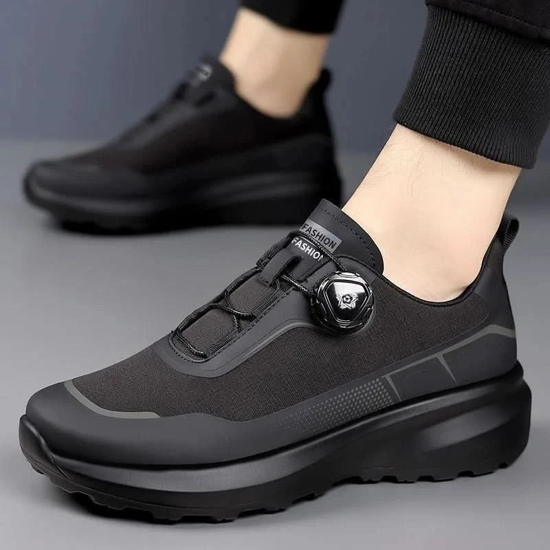 Fashion Casual Men's Shoes Designer Rotating Buckle Men Sneakers Thick-Soled Comfortable Outdoor Walking Shoes Zapatillas Hombre - M & M Global