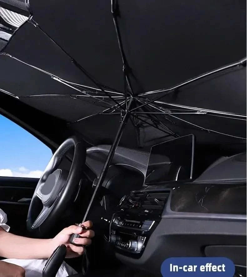 Car Sunshade Umbrella For Auto Shading Car Sun Shade Protector Parasol Summer Sun Interior Windshield Protection Curtain - M & M Global