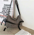 Canvas Messenger Bag Ladies Big Capacity Handbags Shoulder Bag Youth Girls Student School Bags Fashion Men Crossbody Bags Bolsos - M & M Global