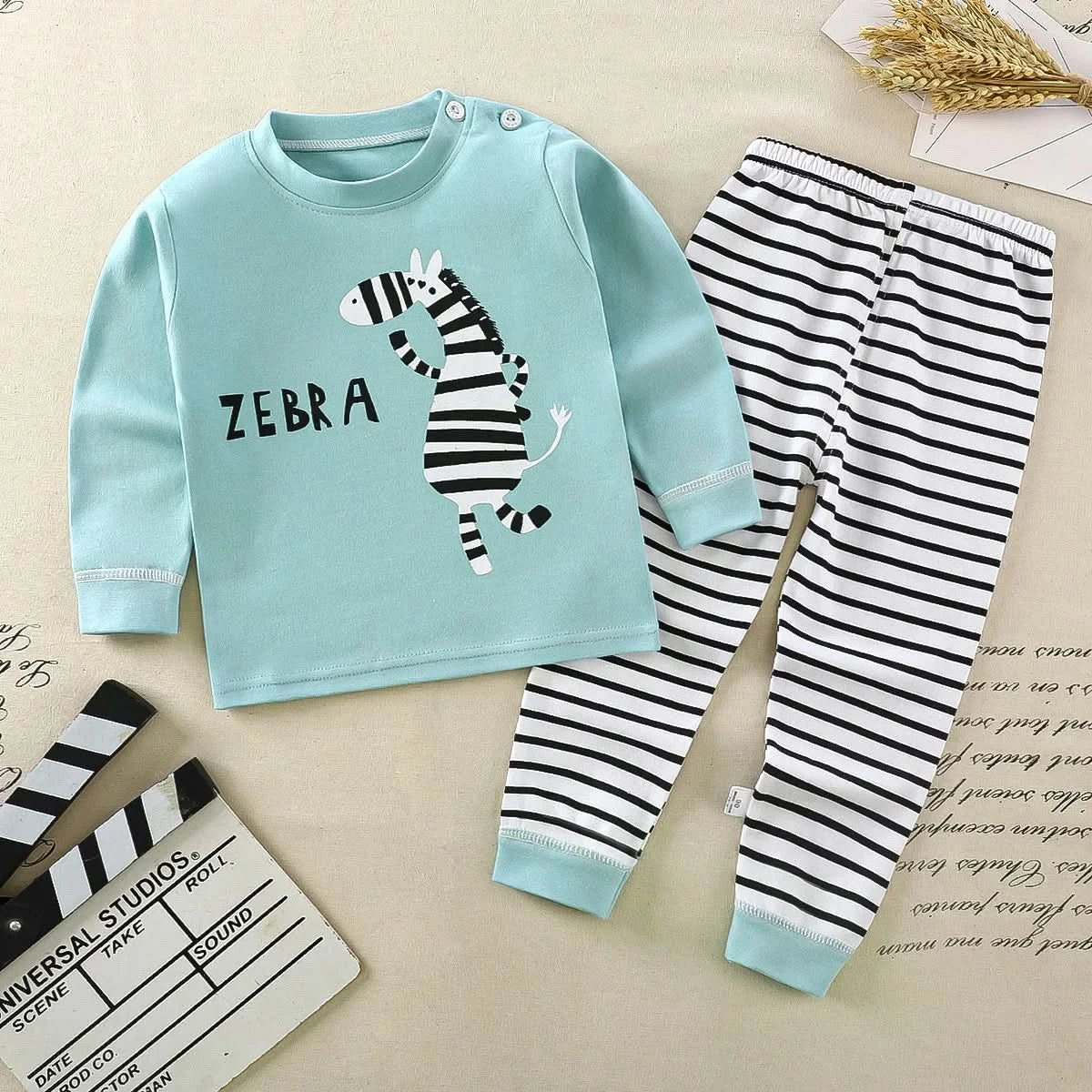 Children Kids Clothes Sets  Boys Girls Suit Pajamas Clothinng Pants Cartoon Autumn Winter Sleepwear Outfits - M & M Global