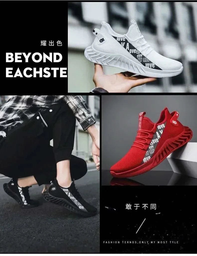 2025 Lightweight Men's Running Shoes - Breathable Gym Sneakers for Teens, All-Purpose Training & Walking Shoes with Mesh Comfort - M & M Global