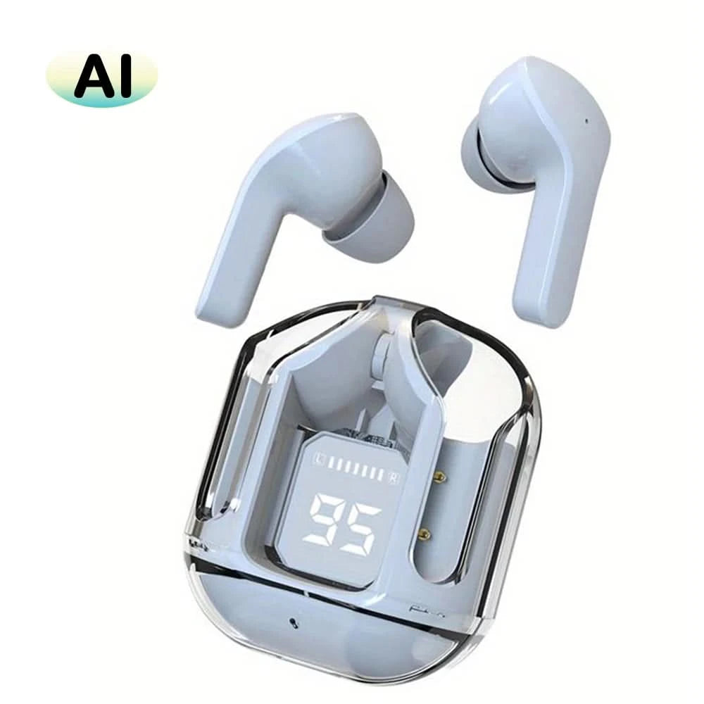 GREATWALL New AI Translation Earphones, In Ear Noise Reduction 5.3 High Definition Sound Quality Sports Fitness Wireless Earphon