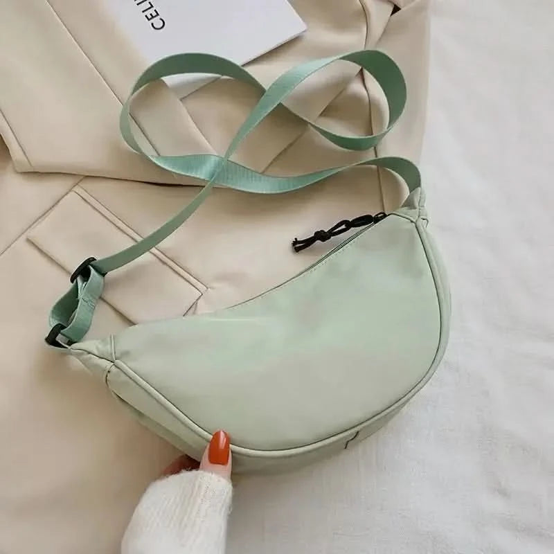 Ladies' fashionable leather PU handbag, designer shoulder bag, crossbody bag, armpit bag - M & M Global