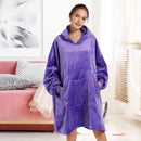Winter women's hooded pajamas, with pockets and cuffs, suitable for casual home wear, with plush lining, a great choice