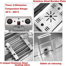 Commercial Deep Fryer 23.26Qt/22L Stainless Steel Electric Fryers with 2 Basket and Professional Heating Element, 110V Oil Consu - M & M Global