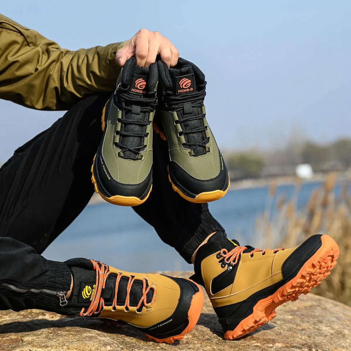 Safety Shoes Men Work Sneakers Indestructible Shoes Anti-smash Puncture-Proof Protective Shoes Steel Toe Construction Work Boots