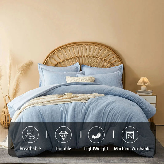 Comforter Sets - 2/3 Pieces in a Bag, Bedding Sets with Comforters, Pillowsham, Room Decro , Cationic Dyeing Process