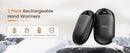 coldSky 2-in-1 Hand Warmers Rechargeable 2 Pack Magnetic Electric Hand Warmer with Digital Display, Portable Pocket Hand Warmer