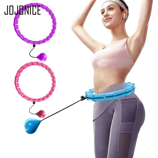 21/24/27/30 Knots Sport Fitness Hoops Abdominal Thin Waist Exercise Massage Hoop Fitness Equipment Gym Home Training Weight Loss - M & M Global