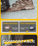 Composite Toe Work Boots Mens Puncture-Proof Midsole Non-Slip Breathable & Comfort Fit for Warehouse Use Anti-smash Work Boots