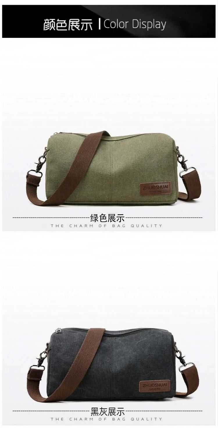 Crossbody bag, men's minimalist single-shoulder bag, women's outdoor travel commuting messenger bag, large capacity - M & M Global