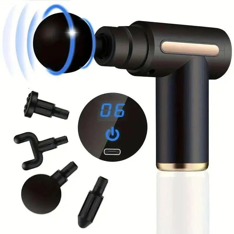 99 Level Massage Gun Fascia Deep Muscle Relax Body Neck Massager Electric Fitness Equipment Noise Reduction Male Female - M & M Global