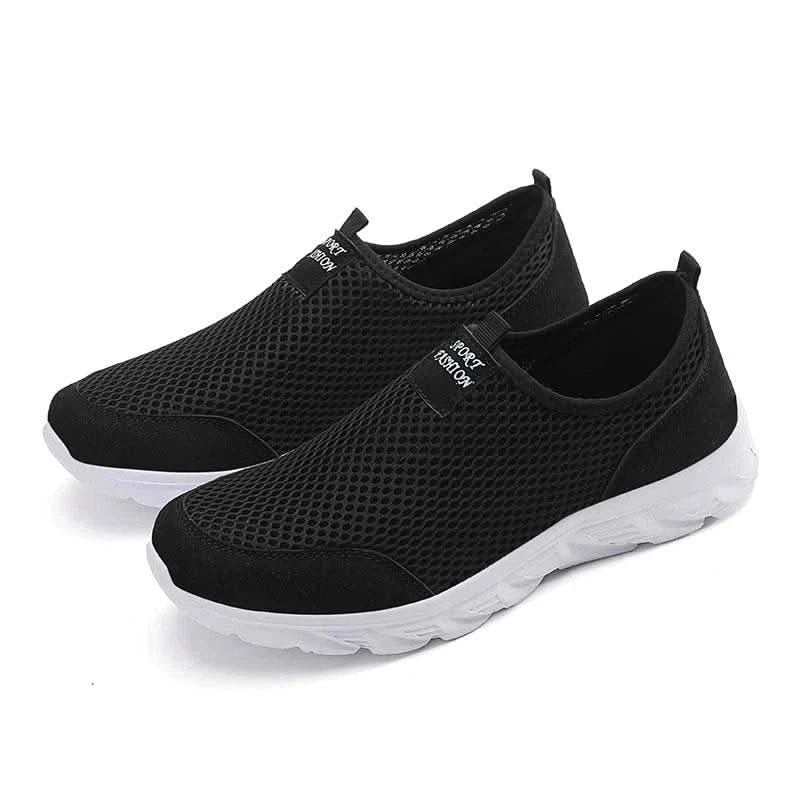 2023 Lightweight Men Casual Shoes Breathable Slip on Male Casual Sneakers Anti-slip Men's Flats Outdoor Walking Shoes Size 39-47 - M & M Global