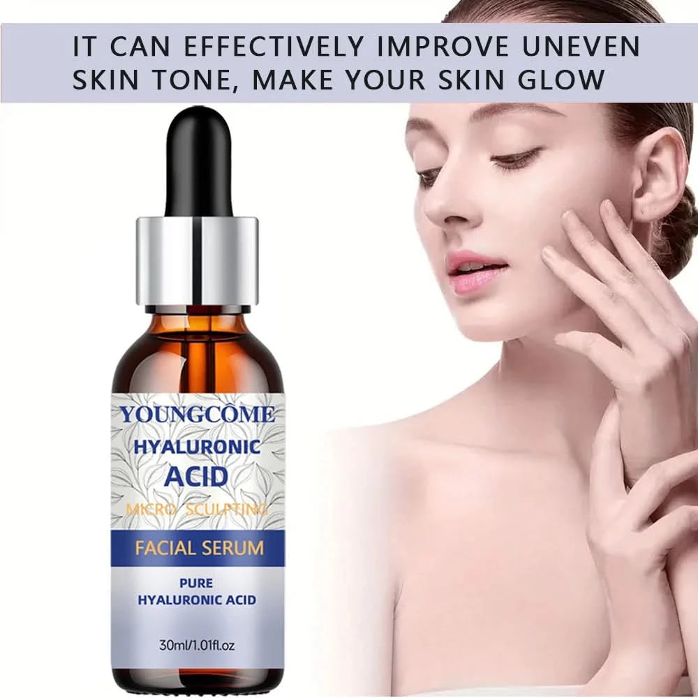 YOUNGCOME Hyaluronic Acid Facial Serum Nourishes The Skin Remover Moisturizing Repair Anti-aging Essence Facial Skin Care - M & M Global