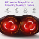 Neck and Shoulder Massager With Heat Electric Back Massagers Kneading Massage Pillow Full Body Muscle Home Car Use - M & M Global