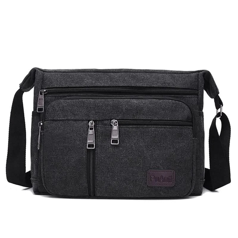 Men's Vintage Canvas Bag Men Casual Crossbody Bag For Men Messenger Bag Man Travel Shoulder Bags Bolsa Masculina High Quality - M & M Global