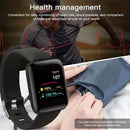 Multifunction Smart Watch For Men Women Kids Message Remind Music Control Sport Step Calories D13 Smartwatch Alarm Clock 116Plus - M & M Global
