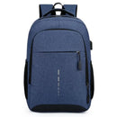 Mens BackPack LargeCapacity Simple Fashion Travel Female Student ComputerBag - M & M Global