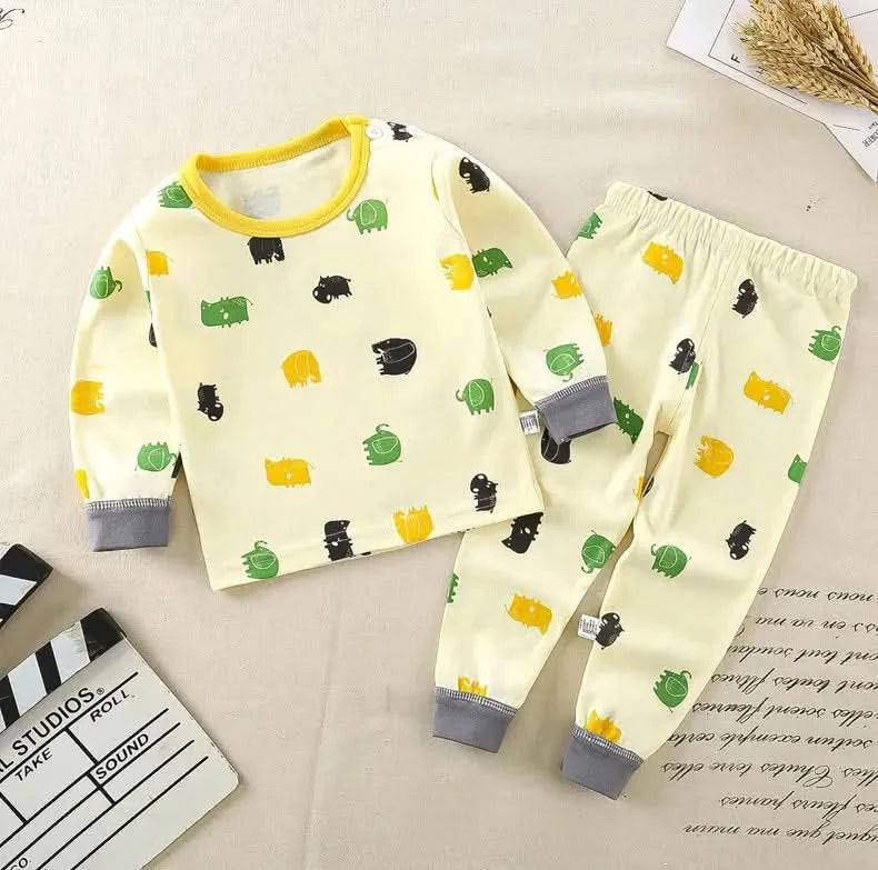 Children Kids Clothes Sets  Boys Girls Suit Pajamas Clothinng Pants Cartoon Autumn Winter Sleepwear Outfits - M & M Global