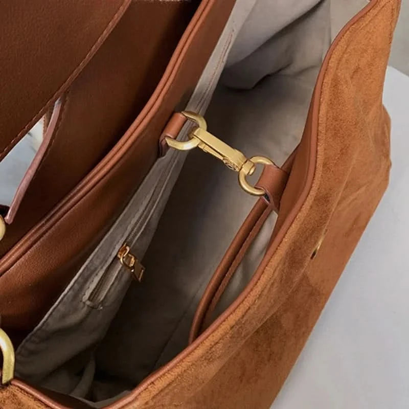 Winter Fashion Luxury Shoulder Bags for Women Retro Pu Leather Flap Crossbody Bag Lady Messenger Handbag Clutch Purse - M & M Global