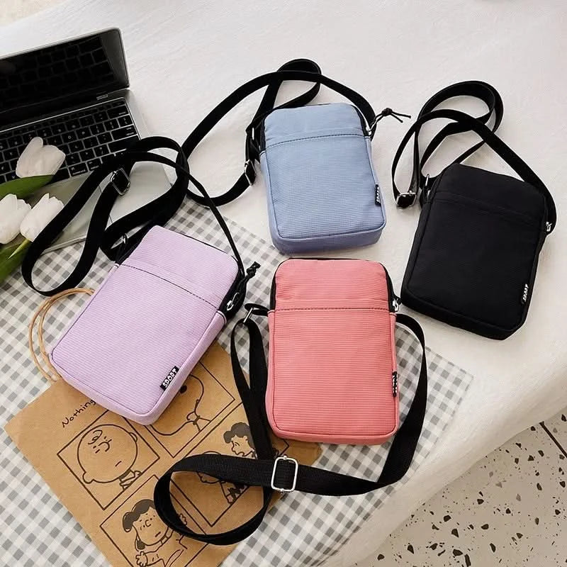 New Fashion Mobile Phone Bag Women's Messenger Bag All-match Mini Small Crossbody Bag Hanging Neck Coin Purse Vertical Handbag - M & M Global