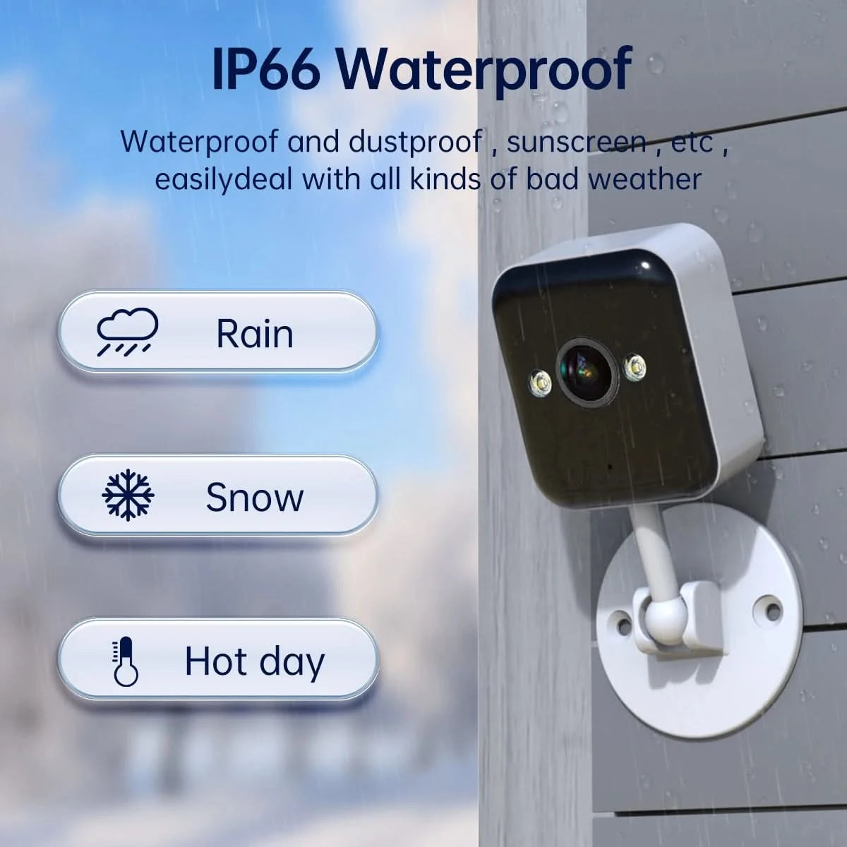 JOOAN 1080P WiFi Camera Smart Home Outdoor Wireless IP Surveillance Camera Security Baby Monitor CCTV Audio Video Surveillance - M & M Global