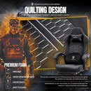 Dowinx Gaming Chair with Heated Massage Lumbar Support, Ergonomic Gaming Computer Chair with Pocket Spring Cushion and Footrest
