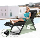 3 in 1 Oversized Folding Camping Cot 29in, 6+10 Positions Adjustable XL Patio Chaise Lounge Chair, Sleeping Cots for Adults