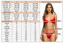 New Metal Star Bandeau High Cut Thong Bikini Women Swimwear Female Swimsuit Two-pieces Bikini set Bather Bathing Suit Swim V6422 - M & M Global